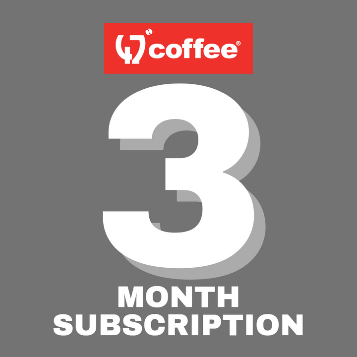 Gift Coffee Subscription – 3 Month Club | Award-Winning & Easy Post form 47 Degrees Coffee