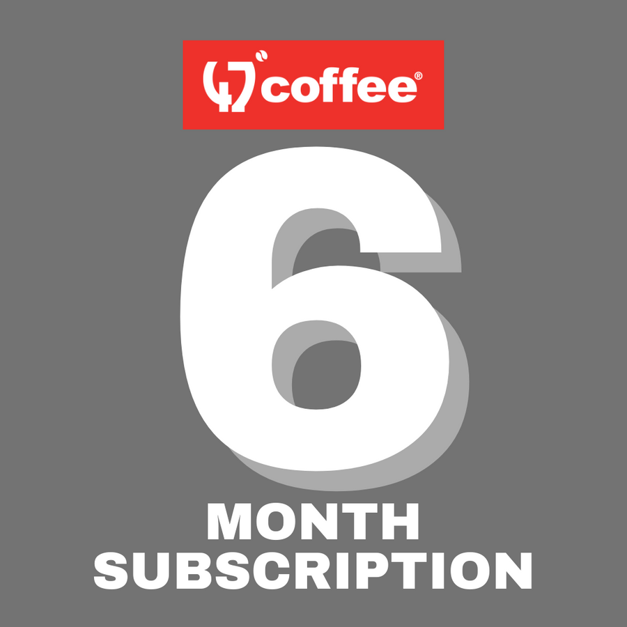 Gift Coffee Subscription – 6 Month Club | Award-Winning & Easy Post from 47 Degrees Coffee